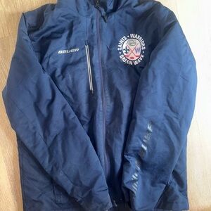 Bauer Hockey unisex large navy blue Jacket